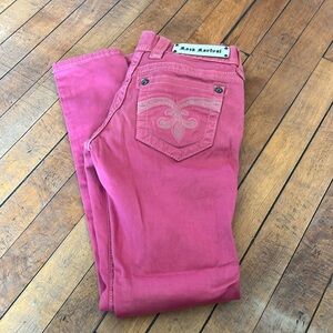 Rock Revival Fuchsia Skinny Jeans